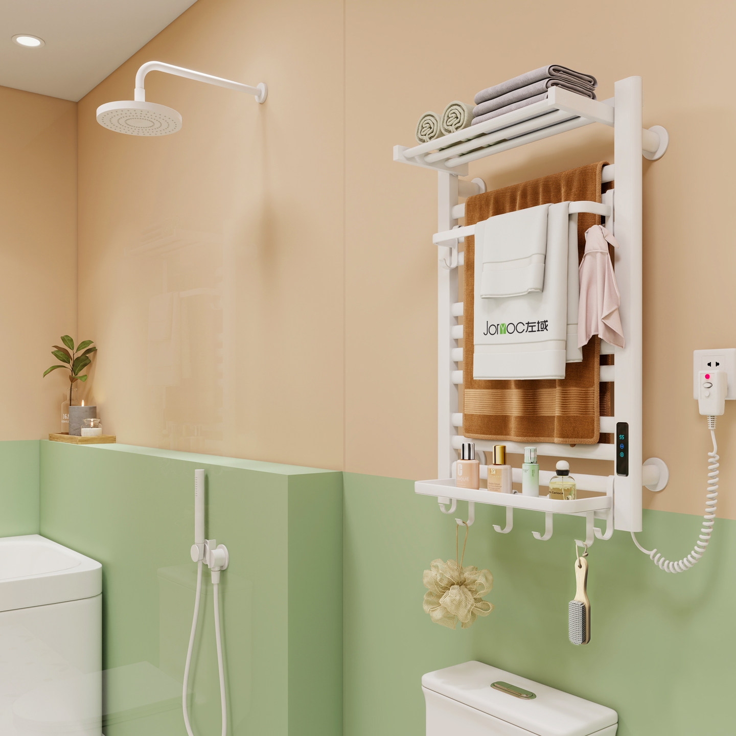 烘干智能电加热毛巾架碳纤维发热折叠电动浴巾晾晒挂架家用卫生间,家装主材,智能毛巾架/浴巾架,淘宝优惠券,粉丝福利购,淘宝优惠卷