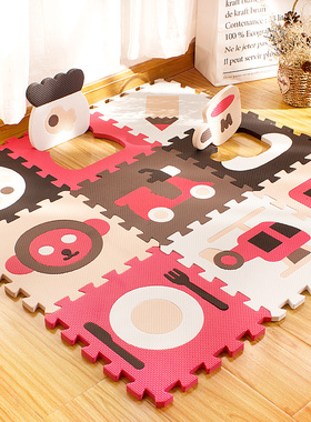 出口无味字母拼图地垫数字泡沫垫爬行垫儿童拼接爬爬垫婴儿30x30