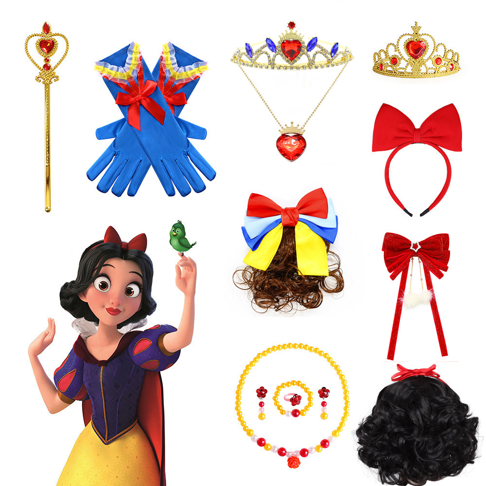 女童万圣节cos白雪公主饰品外贸儿童白雪公主小女孩发饰头饰系列