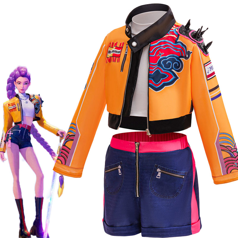 童装新款韩流女团KPOP猎魔女团鲁米同款cosplay服套装女童演出服