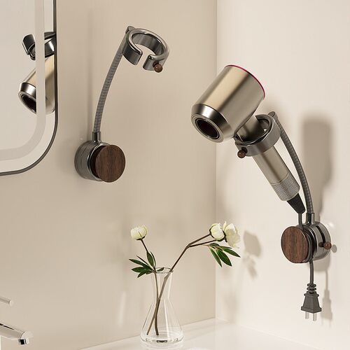 吸盘吹风机支架懒人解放双手风筒挂架浴室电吹风架子免打孔置物架