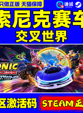 Steam 索尼克赛车 交叉世界 激活码CDKey Sonic Racing 国区 PC正版游戏 多人战斗竞速动作冒险类