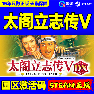 Steam太阁立志传ⅤTaiko RisshidenV DX国区激活码CDK正版PC游