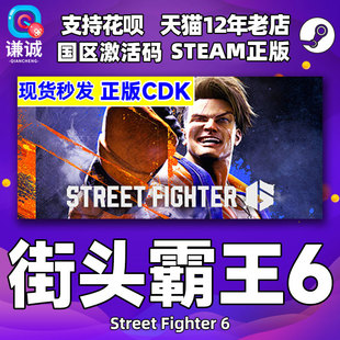 国区激活码 Fighter 街头霸王6豪华版 游戏 街霸六CDKey 街霸6 Steam 街头霸王6 Street 中文PC正版 街霸游戏