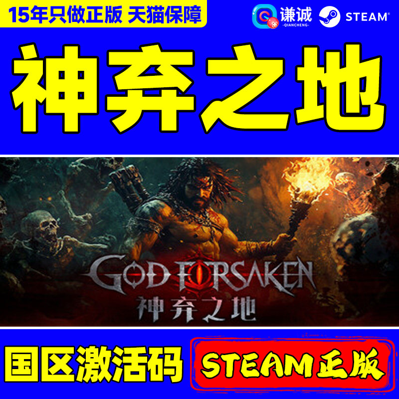 steam激活码 神弃之地 GOD FORSAKEN 国区激活码CDKey PC正版中文游戏 弹幕射击策略动作类