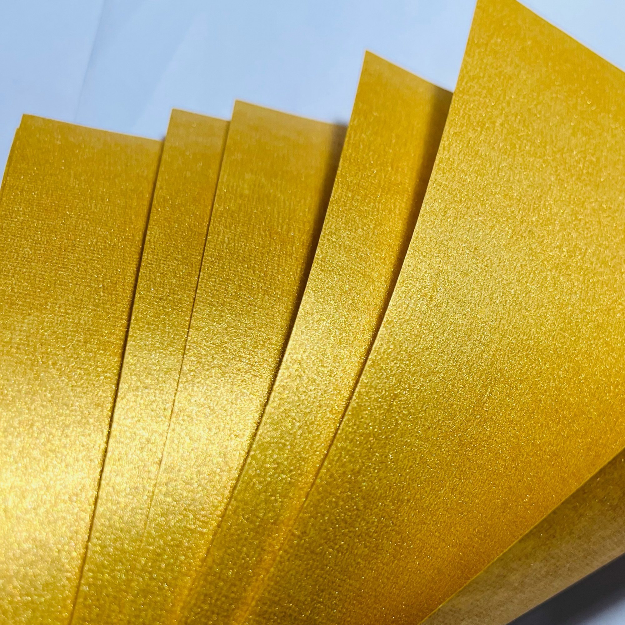 金色宣纸信笺 仿古泥金半生熟宣纸蜡染 毛笔书法专用作品纸笺纸