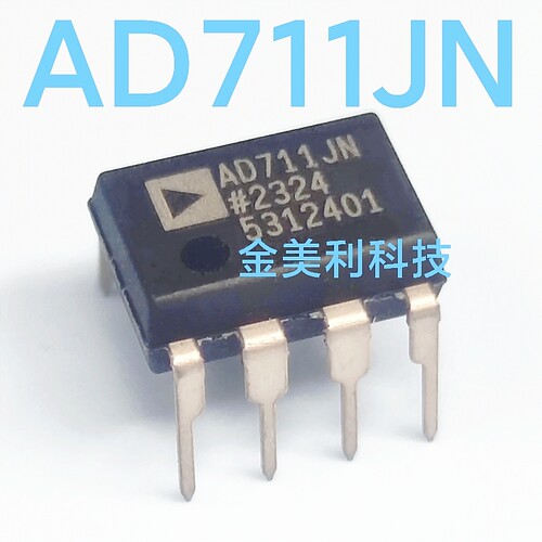 AD711  AD711JN  AD711JNZ  封装PDIP-8  全新进口正品