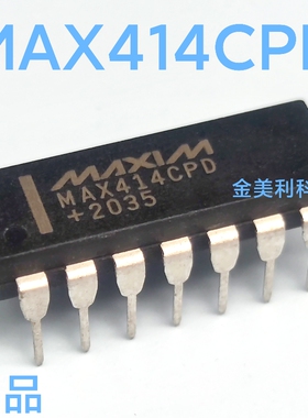 MAX414  MAX414CPD  全新进口正品  封装PDIP-14 高级四运放