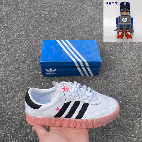 Adidas/阿迪达斯 三叶草SAMBA ROSE女子厚底运动休闲板鞋 EF4965