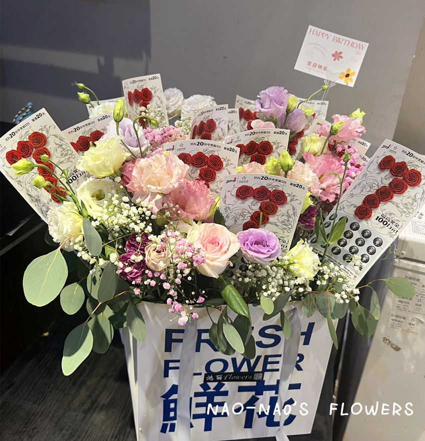 创意花束丹东同城鲜花速递东港凤城宽甸实体花店闺蜜爸爸领导生日