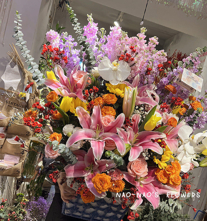 领导长辈生日母亲节大花束花篮丹东同城鲜花速递本地花店东港凤城