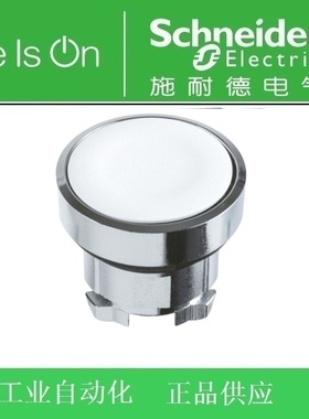【正品】施耐德Schneider进口平头按钮头ZB4BA1白色自复位ZB4-BA1