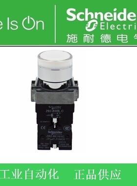施耐德电气 带灯按钮XB2BW31B1C=ZB2BWB11C+ZB2BW31C