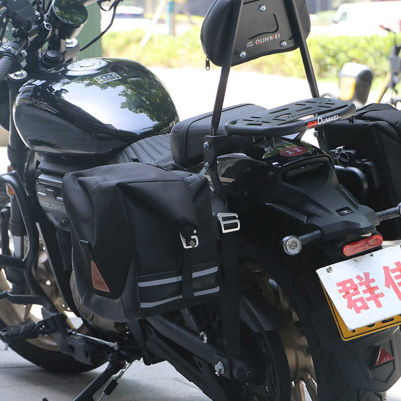 无极CU250摩托车边包防水加厚