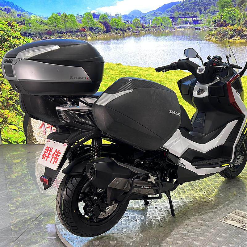 适用光阳赛艇S350夏德边箱三箱后备箱支架尾货架改装配件