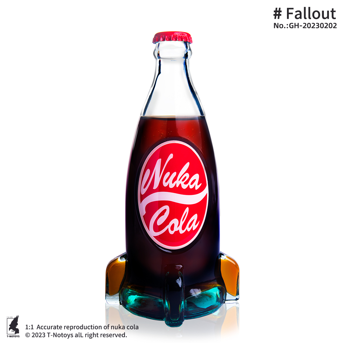 辐射4辐射76游戏周边火箭玻璃瓶 fallout核子可乐 nukacola 瓶盖