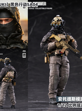 接单定金 HASUKI 1/12 黑色行动 夜幕编织者 WM-07  SA04可动人偶