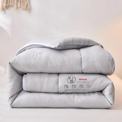 A类大豆春秋被华夫格加厚保暖被芯单双人宿舍棉被褥四季通用