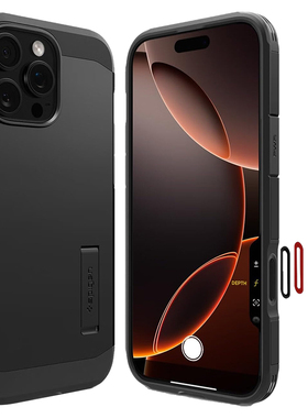 【灵动触控按键相机控制】Spigen适用于苹果iphone16Pro Max手机壳触摸16pro铠甲防摔保护壳Mag Fit磁吸全包