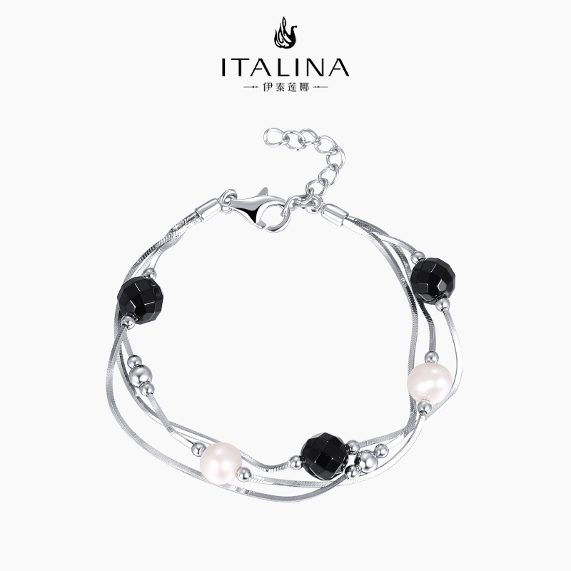 伊泰莲娜女淡水珍珠s925银