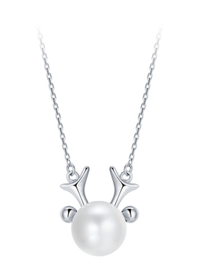 伊泰莲娜贝珠小鹿元素饰品项链