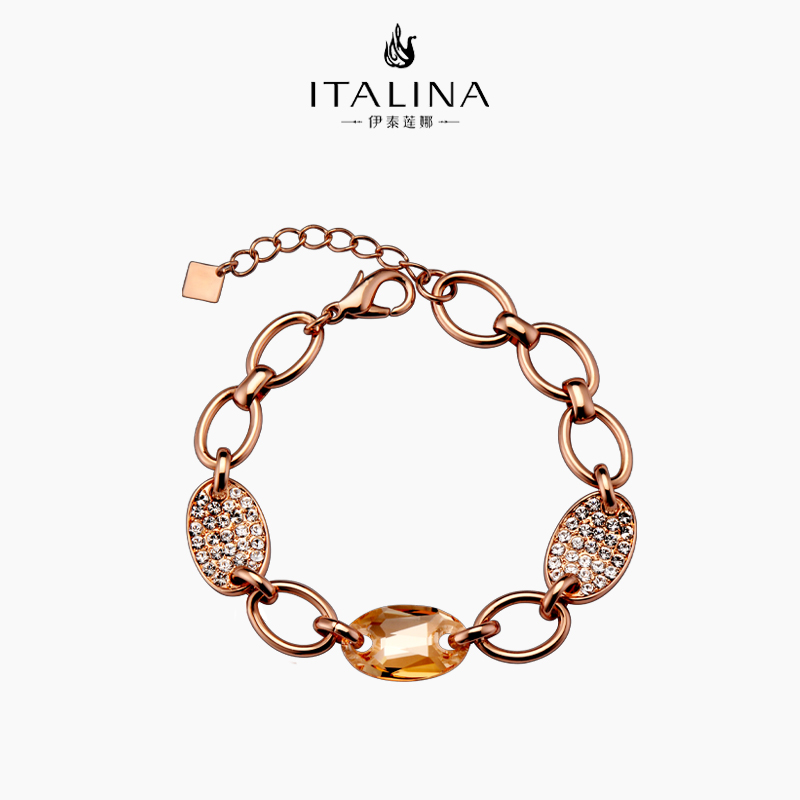 伊泰莲娜手链合金清新香槟金