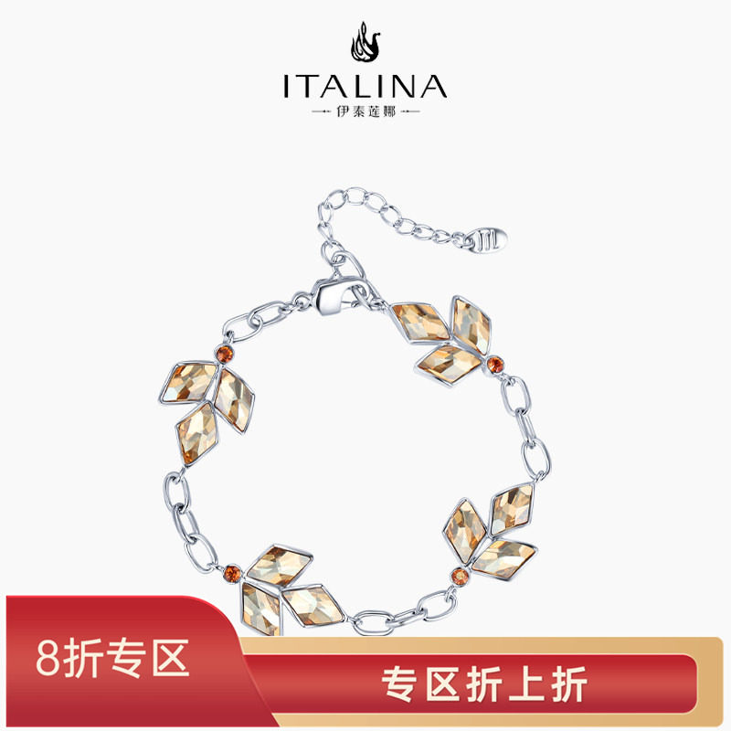 伊泰莲娜女合金仿水晶手链图片