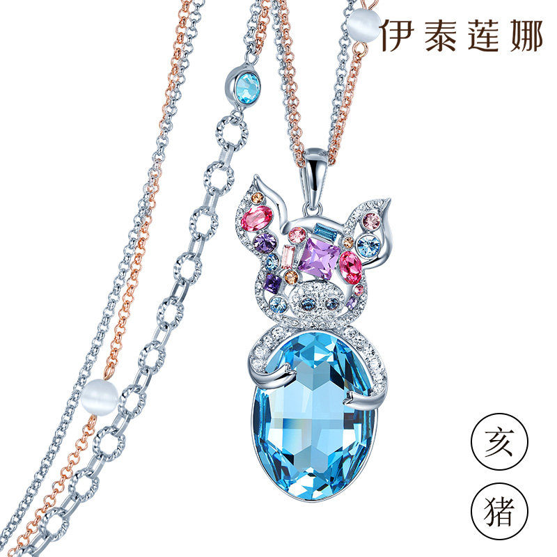Italina personality Necklace Chinese Zodiac animal Pendant Use Swarovski elementin the Accessories/Fashion Jewelry, Necklace  category - from Buy2taobao.com to provide professional Taobao agent buy service