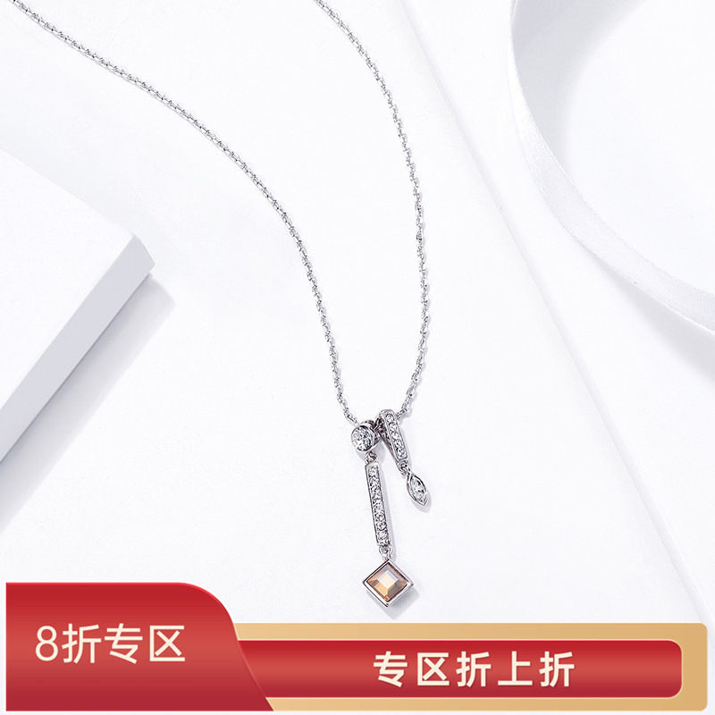 伊泰莲娜项链女锁链不对秤长短款宴会礼服百搭配饰节日礼物
