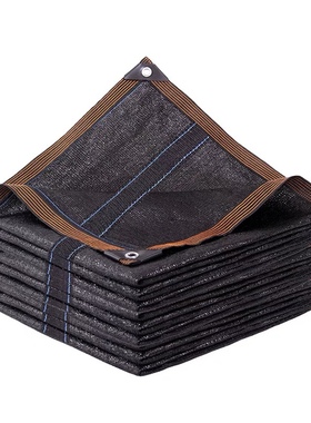 黑色防老化遮阳网防晒加密加厚遮荫遮光隔热降温楼顶阳台庭院养殖