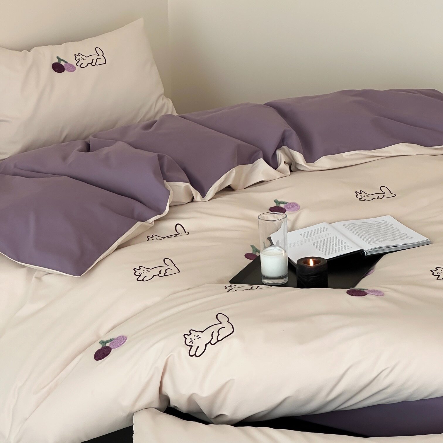 100支婴儿棉四件套长绒棉ins