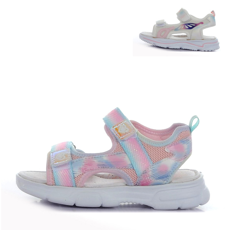 俄罗斯FESS运动风儿童矫正凉鞋夏季透气网面舒适带脚弓沙滩鞋8186