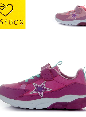 秋冬款出口俄罗斯原单BLESSBOX二棉鞋闪灯鞋女童防滑运动鞋 52146