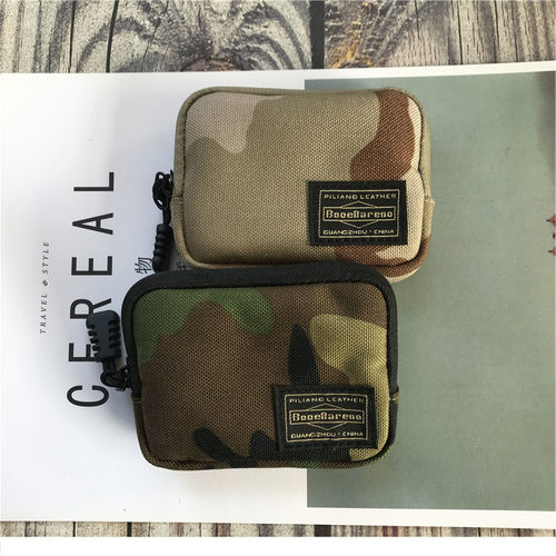 潮牌零钱硬币耳机硅胶小标卡包