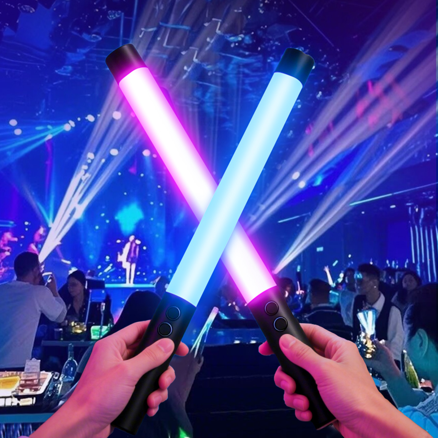 充电款氛围灯演唱会荧光棒酒吧跳舞手持点舞发光棒音乐节氛围道具