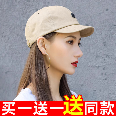 女棒球帽短沿短舌帽短檐小沿帽檐