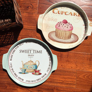 Изысканный ретро -сериал Временные сериалы с двойным циферблат