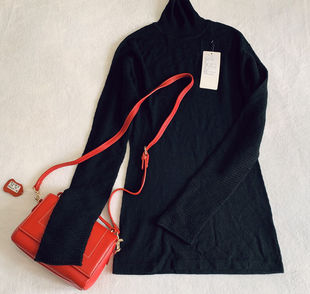 子镂空毛衣小高领套头针织衫 桑蚕丝羊绒柔软舒适时尚 袖