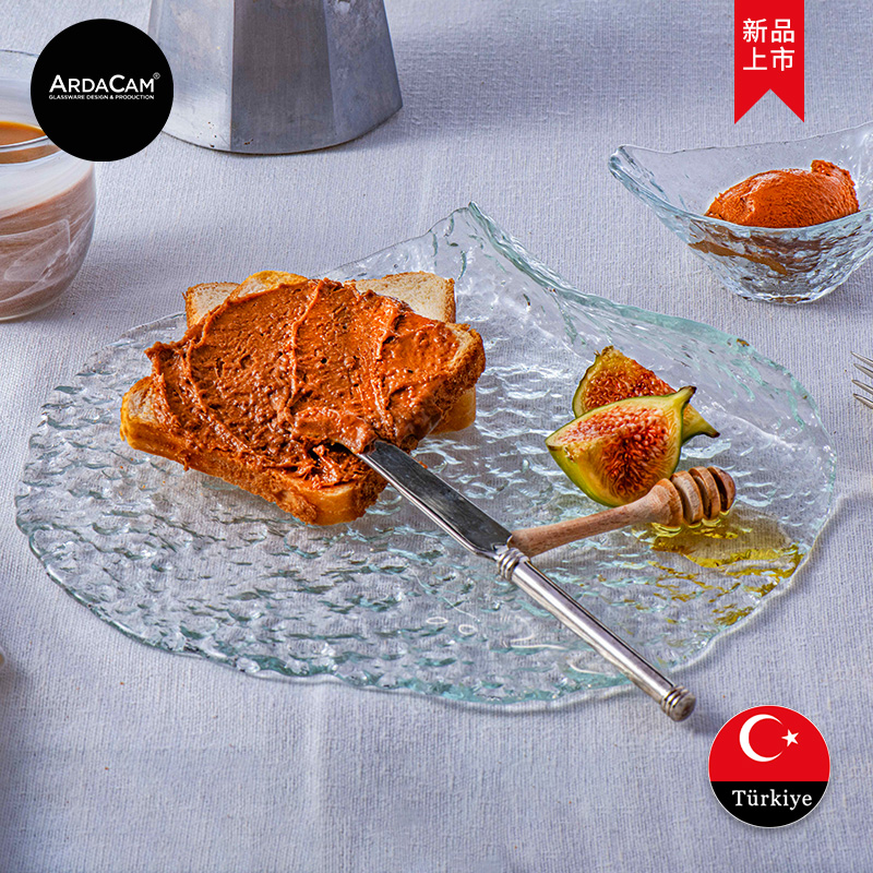 ARDACAM无铅玻璃欧式轻奢果盘