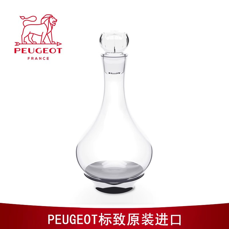 PEUGEOT带盖水晶玻璃红酒醒酒器