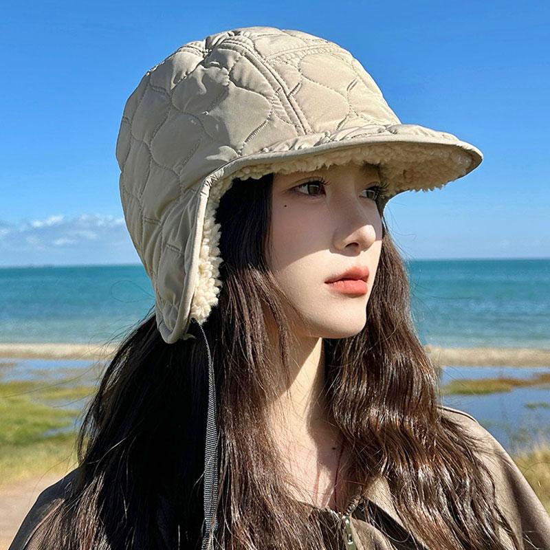 户外骑行雷锋帽2024冬季加绒保暖