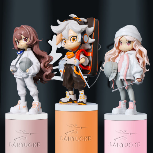 蓝托克击剑手办公仔礼物