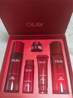 玉兰油大红瓶水乳套装秋冬胜肽妈妈护肤品礼盒抗皱紧致抗衰老正品