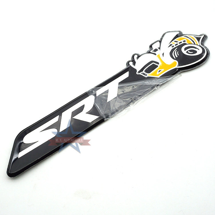 SRT小蜜蜂车标 车贴 适用于JEEP吉普改装标 叶子板贴标车身金属贴