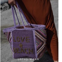 Love Beach Bag. 三款 編織手提斜背手袋 Geejgarh系列