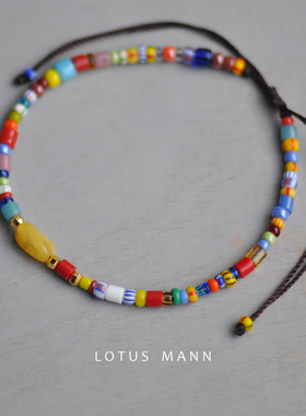小花珠原形.贸易珠保真.lotus mann蜜蜡巴洛克珍珠银手链