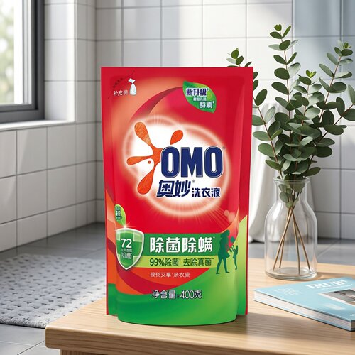 奥妙400g2元家用补充装洗衣液