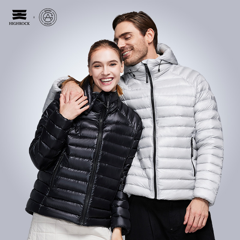 天石鹅铠甲白绒800+蓬男女