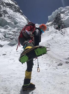 brs-S5A专业攀冰BRS-S1冰爪兄弟捷登雪豹十四齿捆绑行走登山冰爪