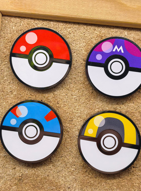 榕易记精灵球胸针宝可梦周边金属徽章学生别针包包衣服配饰pin